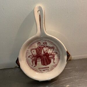 VINTAGE MCM Vintage Spooners Ceramic Wall Decor